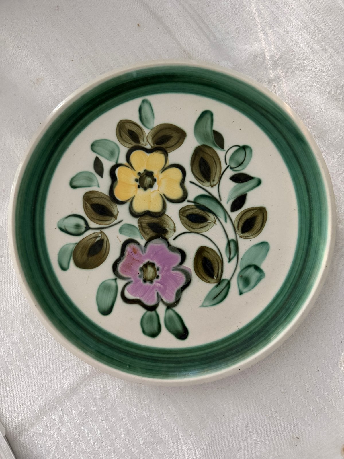 Boch Frères 'For the Mood' bord met bloemmotief, Ophalen of Verzenden