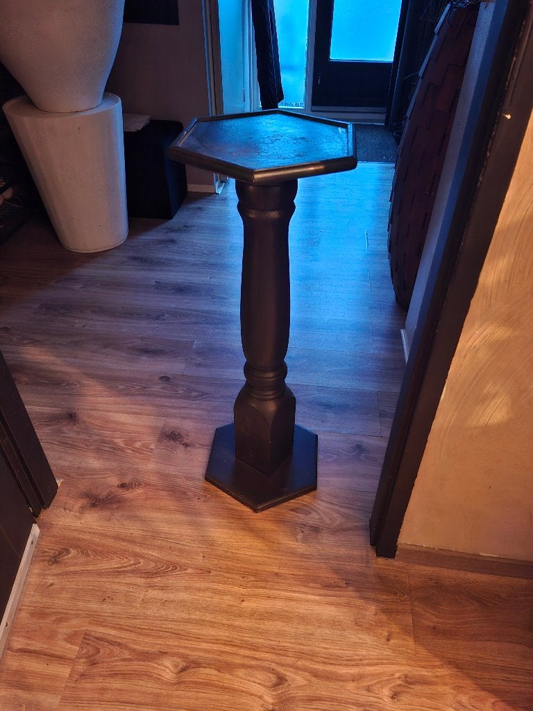 Planten tafel zwart, Ophalen, Minder dan 55 cm, Gebruikt, Overige vormen