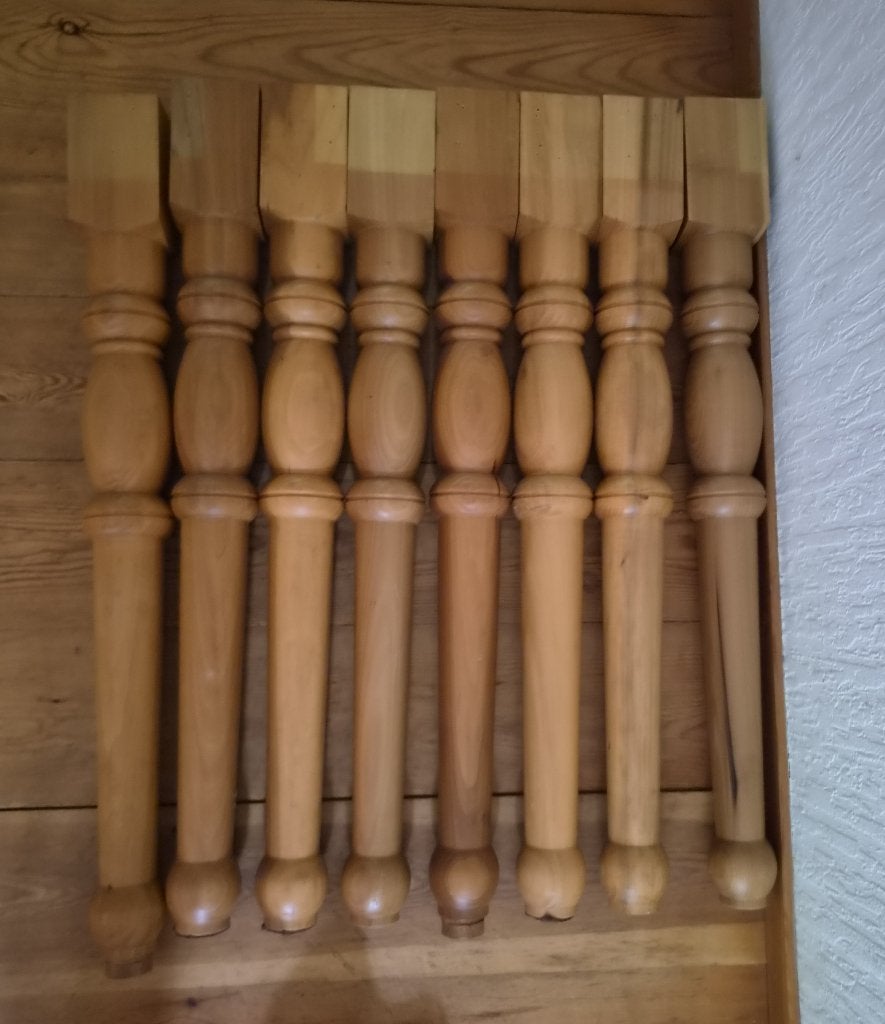 Grenen tafelpoten, Huis en Inrichting, Ophalen, Tafelpoot, Minder dan 50 cm, Gebruikt
