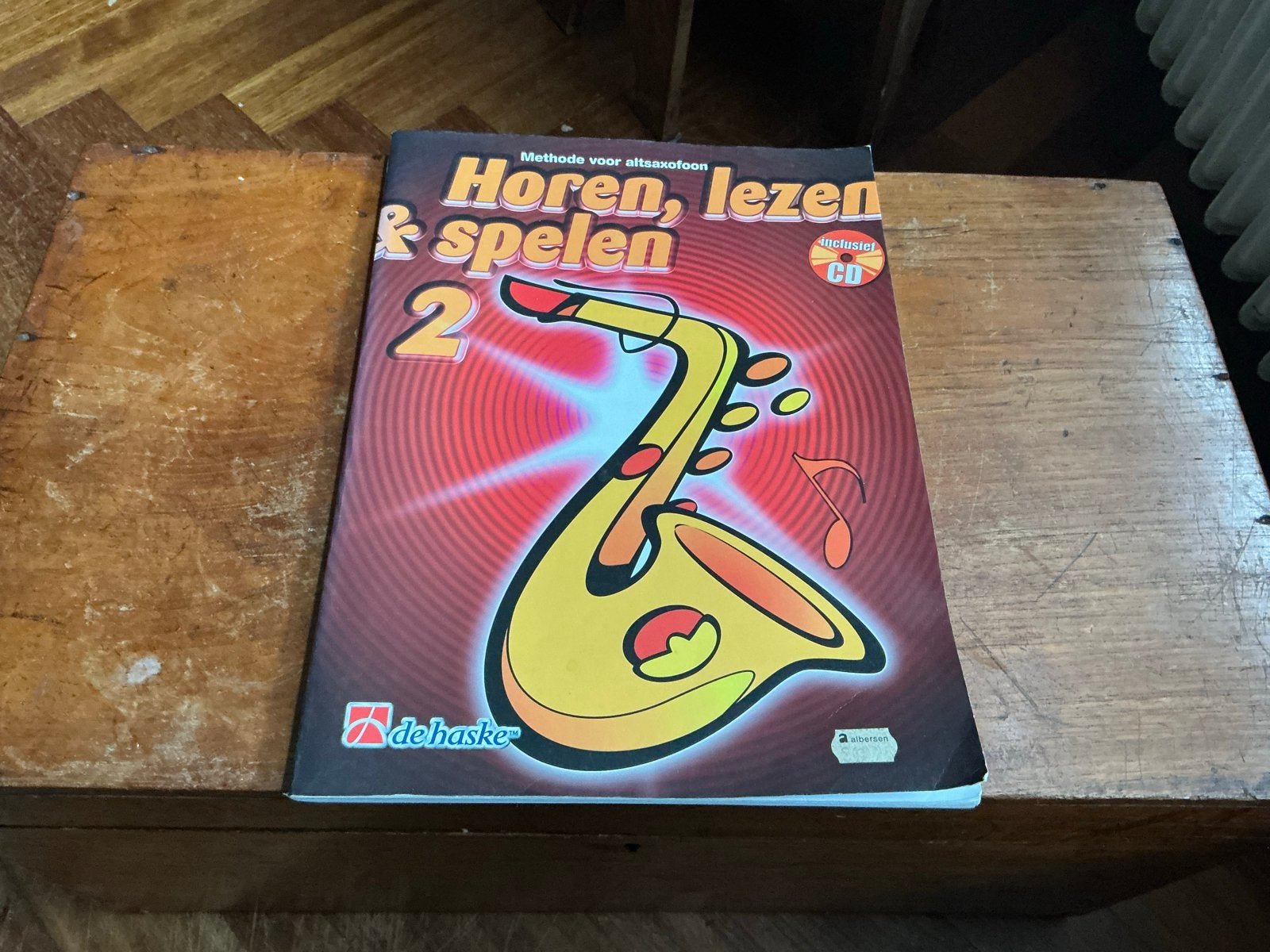 Horen, Lezen & Spelen 2 - Methode voor altsaxofoon (met CD), Gebruikt, Overige genres, Ophalen of Verzenden, Saxofoon