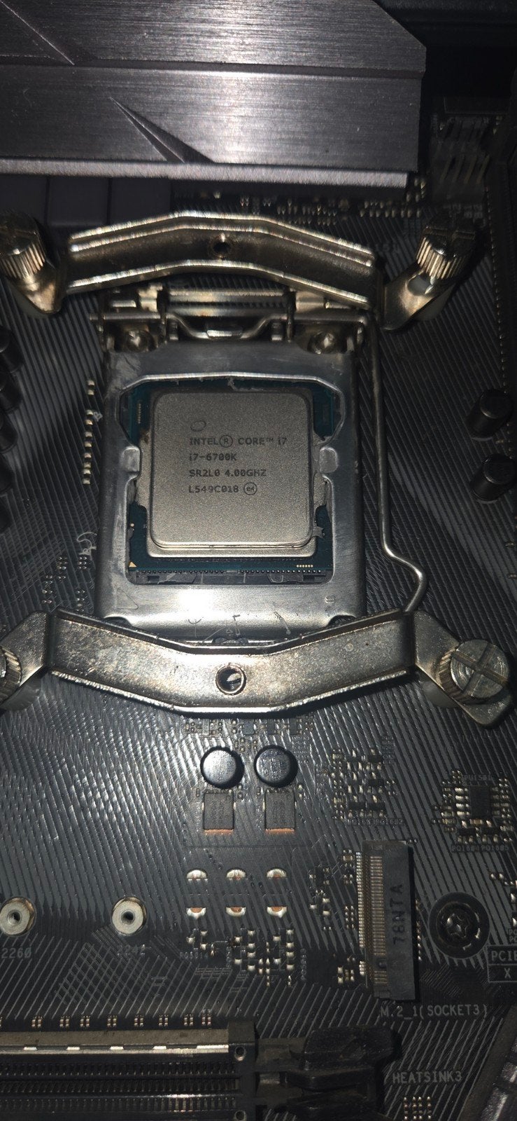 Intel Core i7-6700K Processor met ASUS ROG Strix B250F, LGA 1151, Gebruikt, 4-core, Ophalen of Verzenden