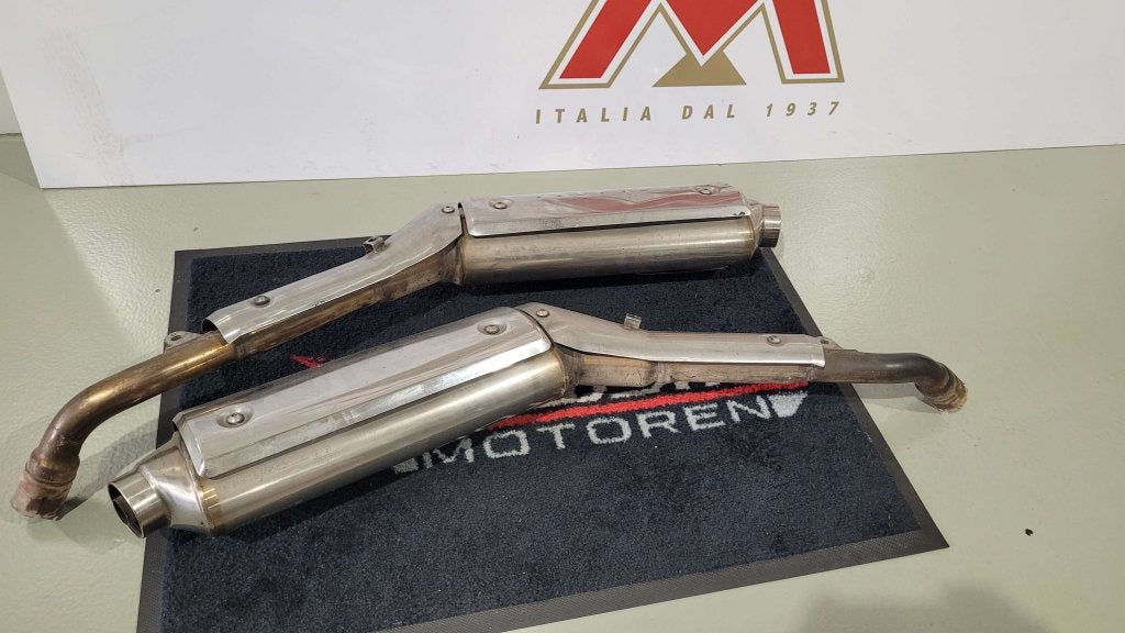 Uitlaat dempers OEM Honda Varadero XL1000V XL 1000 V SD01, Motoren, Onderdelen | Honda, Gebruikt, Eigen Haard 63 Balk, Ophalen of Verzenden