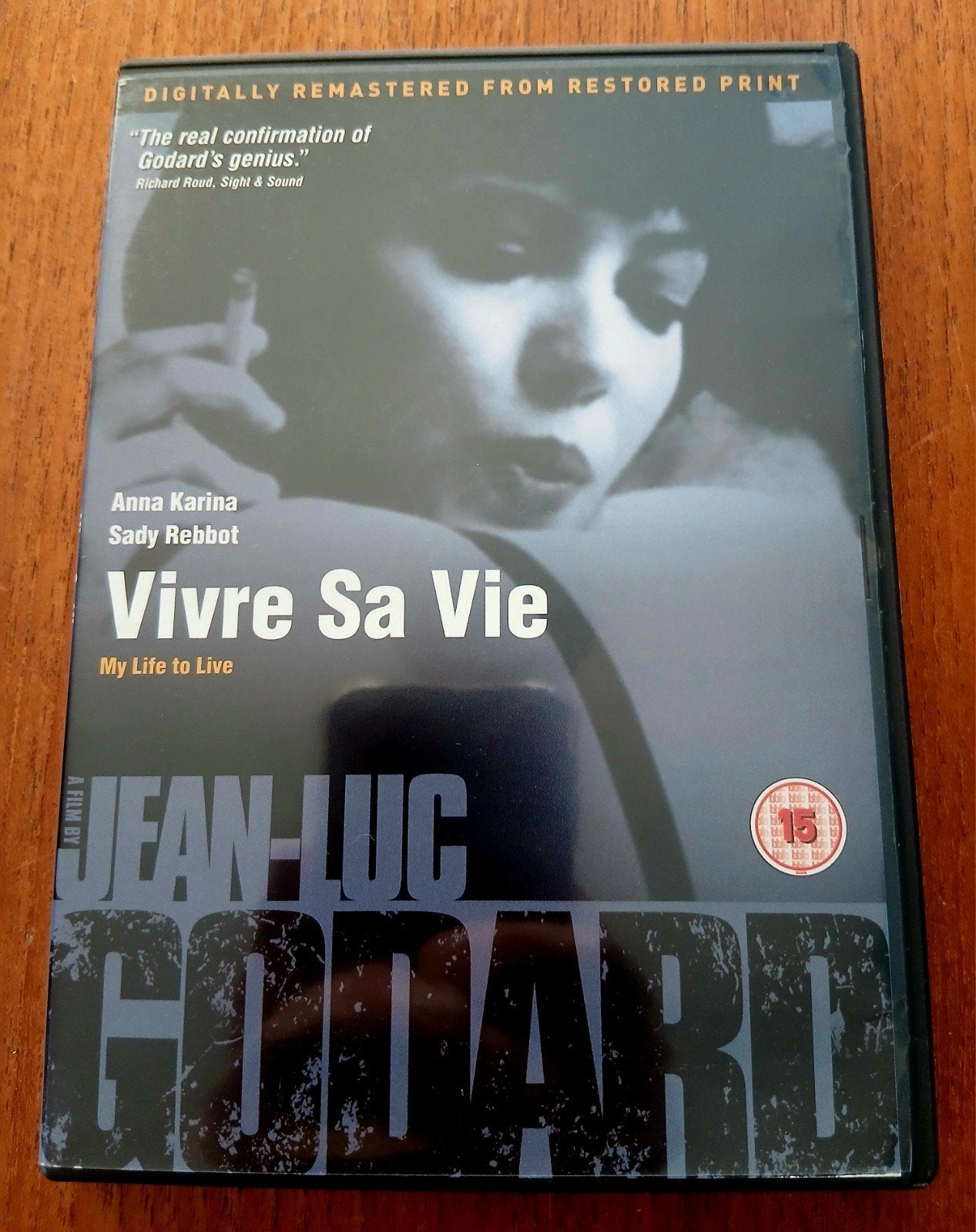 Vivre Sa Vie (My Life to Live) - Jean-Luc Godard DVD, Gebruikt, Vanaf 16 jaar, Overige genres, Engels
