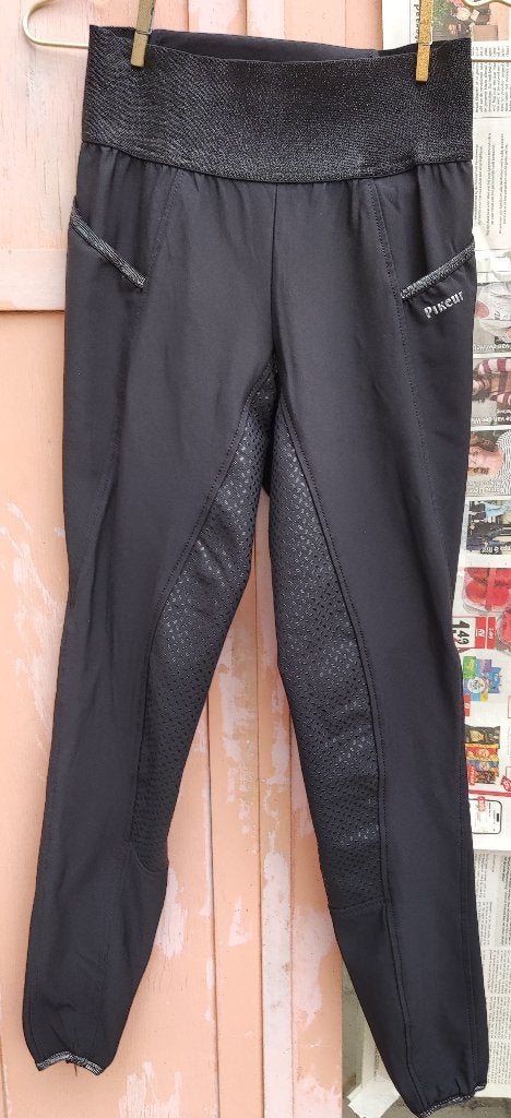 Pikeur rijbroek rijlegging Hanne Grip Athleisure black - 36, Gebruikt, Ophalen of Verzenden, Veelzijdigheid, Zwart