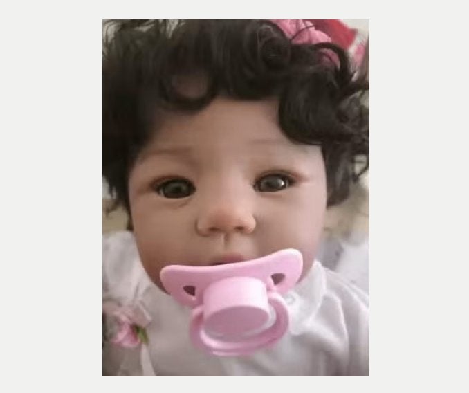 Realistische baby pop levensecht Abigail (46cm), Ophalen of Verzenden, Nieuw, Pop