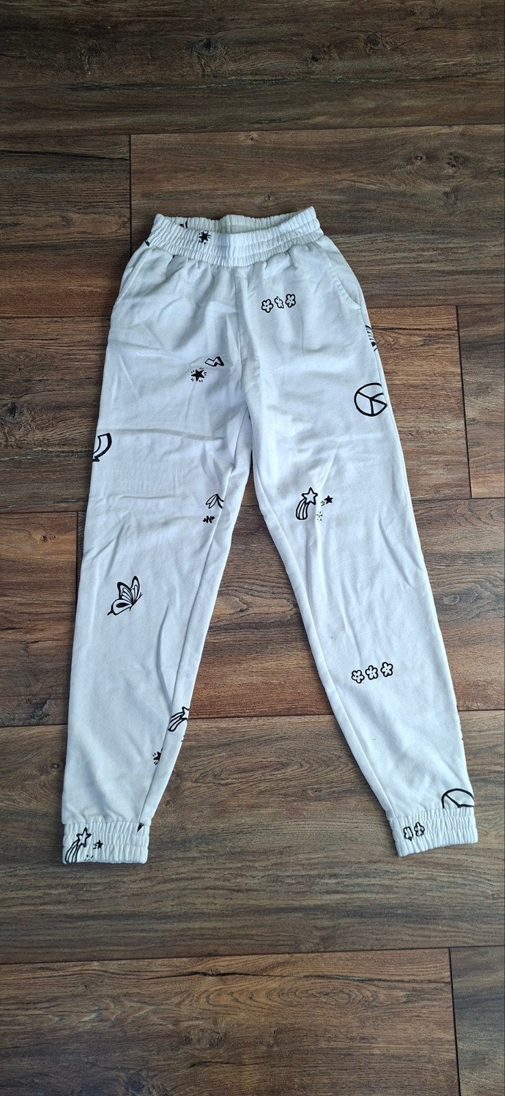 Amy & Ivy Joggingbroek XS met leuke prints, Kleding | Dames, Amy & Ivy, Ophalen of Verzenden