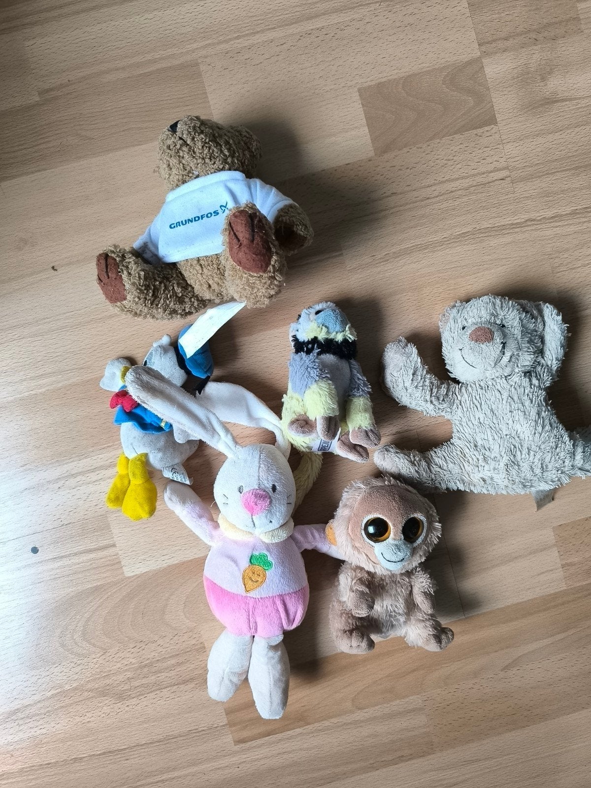 Leuke knuffelcollectie: beer, konijn, aap en meer!, Ophalen, Gebruikt, Overige merken, Overige karakters