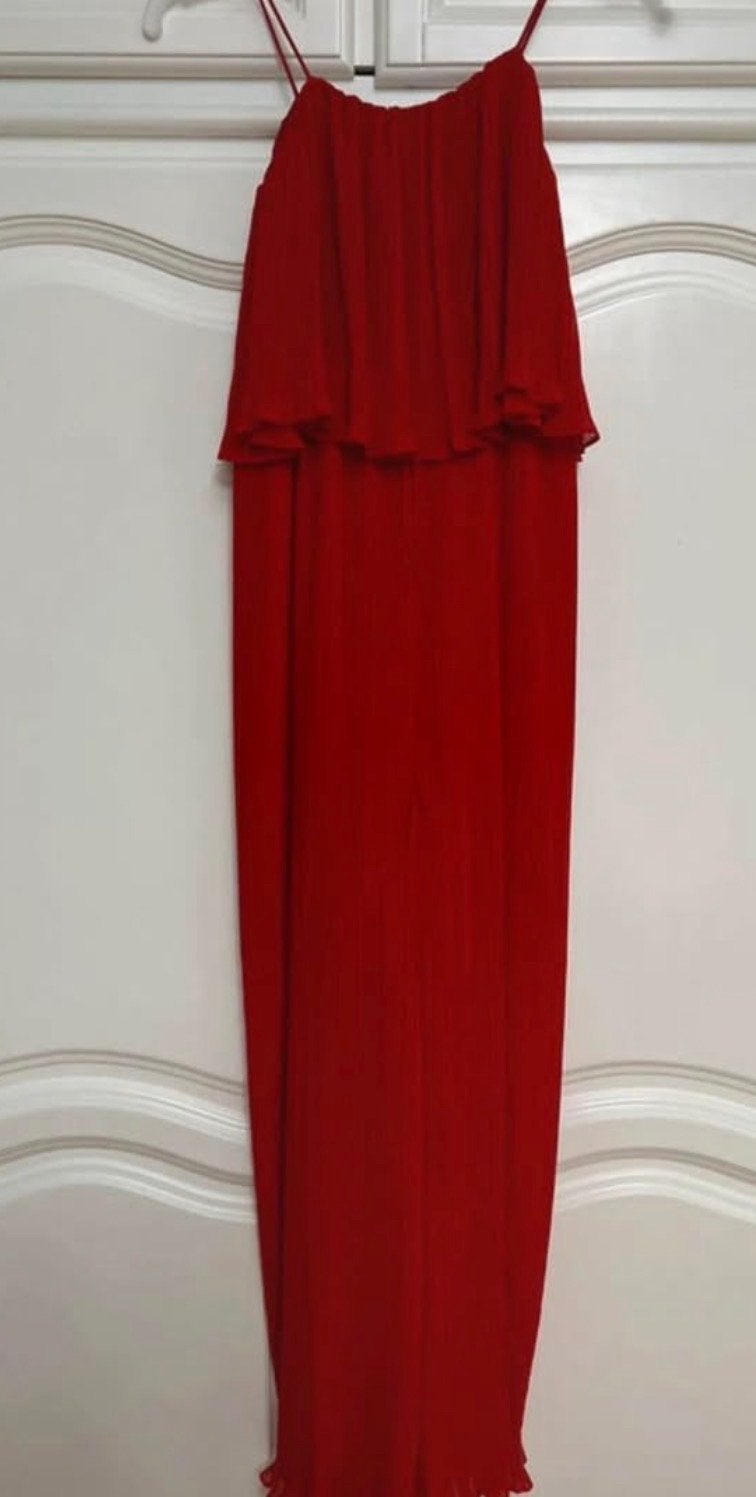 Zara Rode Jumpsuit Maat S, Ophalen of Verzenden, Zo goed als nieuw, Maat 36 (S), Rood