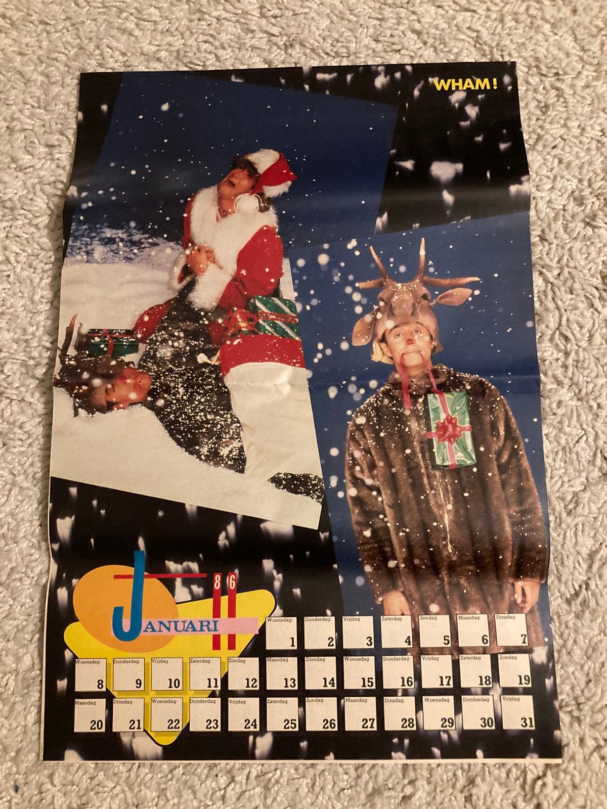 Poster A3 formaat WHAM, Ophalen of Verzenden, Zo goed als nieuw, A1 t/m A3