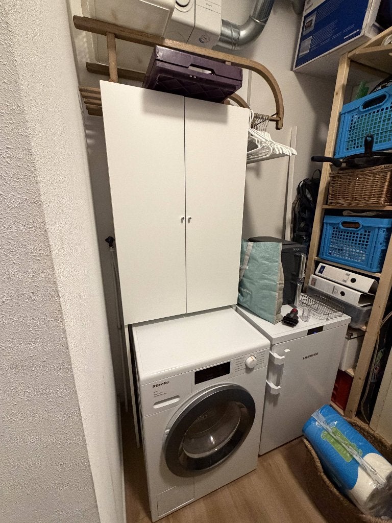 IKEA NYSJÖN Kast ombouw wasmachine/droger, Ophalen, 1 of 2 laden, Modern, praktisch, wasruimte, 50 tot 100 cm