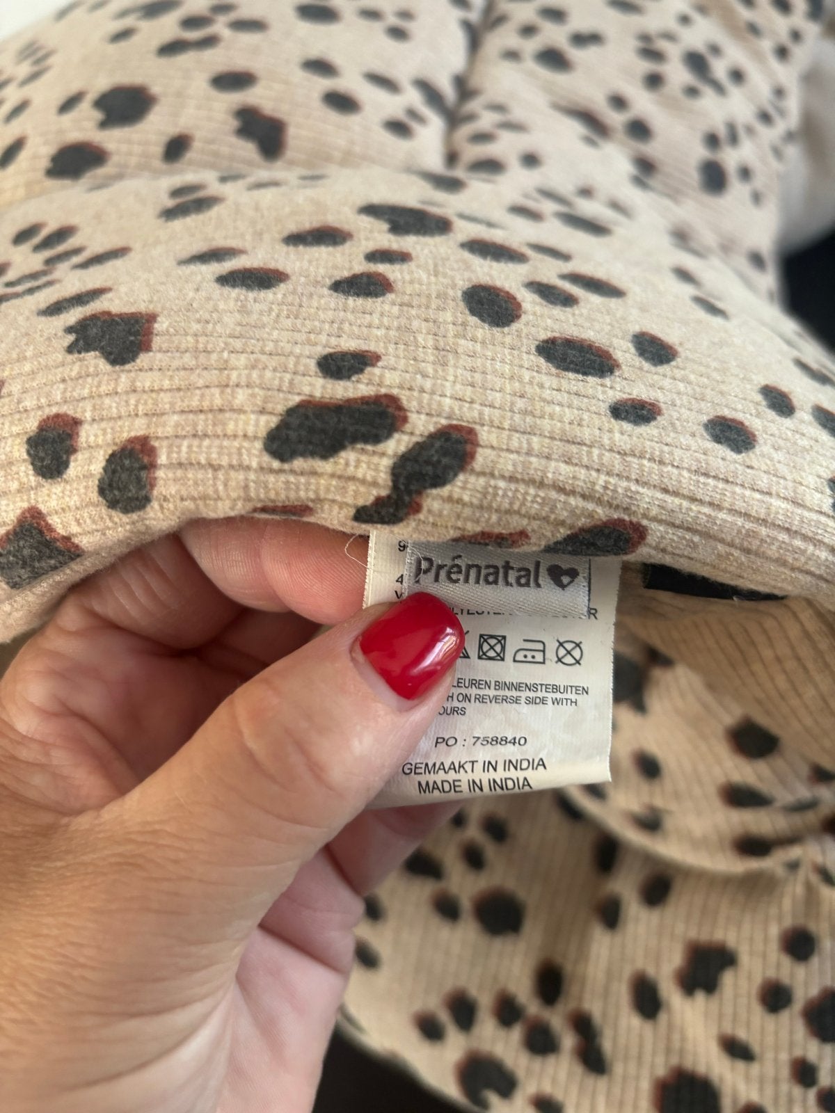 Prénatal boxkleed met luipaardprint, Ophalen of Verzenden, Zo goed als nieuw
