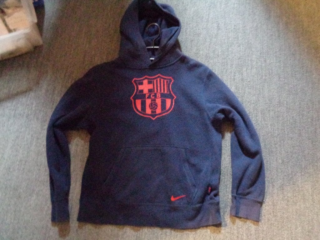 FC BARCELONA HOODIE maat 147-58, Maat XS of kleiner, Ophalen of Verzenden, Shirt