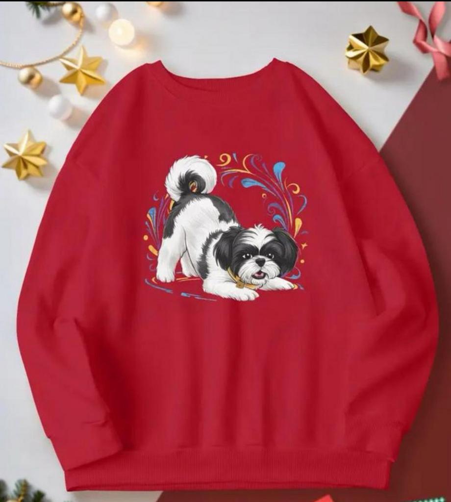 trui met hond, Ophalen of Verzenden, Zo goed als nieuw, Maat 46/48 (XL) of groter