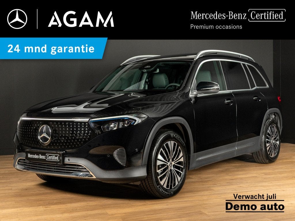 Mercedes-Benz EQB 250+ Business Solution Luxury 71 kWh, Auto's, Mercedes-Benz, 2005 kg, 445 min, Zwart, Origineel Nederlands
