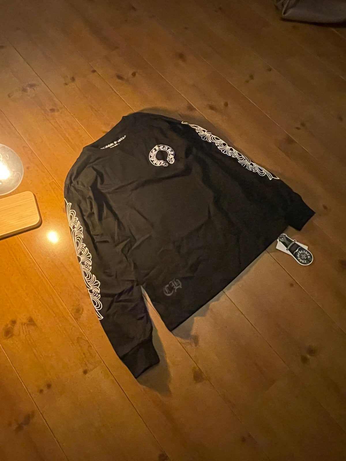 Chrome hearts longsleeve. Maat S, Ophalen of Verzenden, Zo goed als nieuw, Maat 46 (S) of kleiner, Zwart