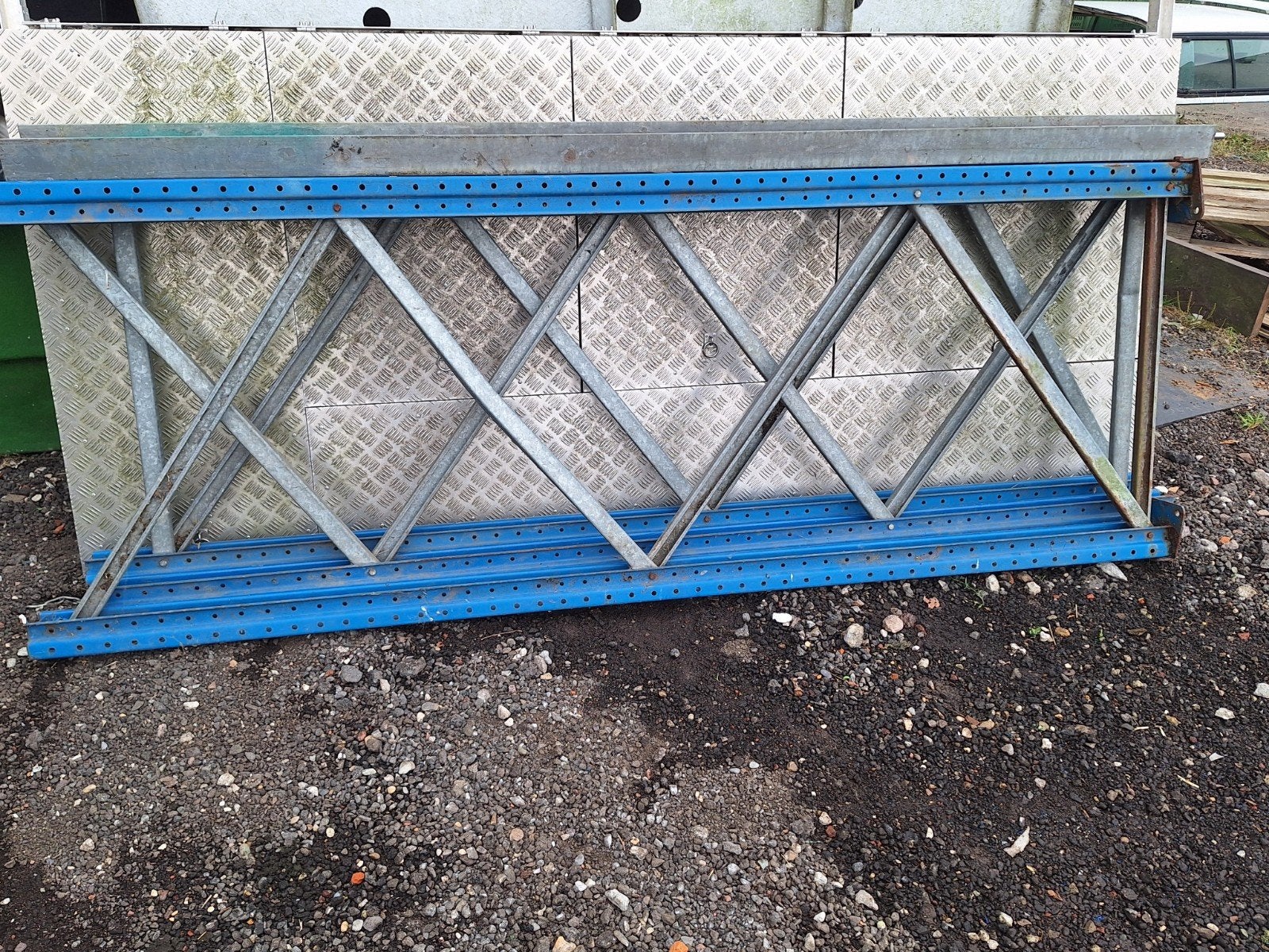 3 staanders voor palletstelling, Ophalen, Gebruikt, IJzer