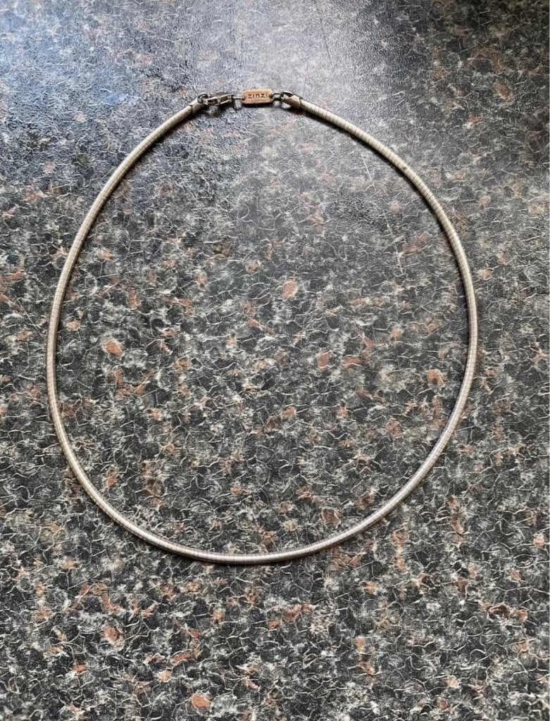 ZINZI necklace, Ophalen of Verzenden, Zo goed als nieuw, Zilver, Zilver