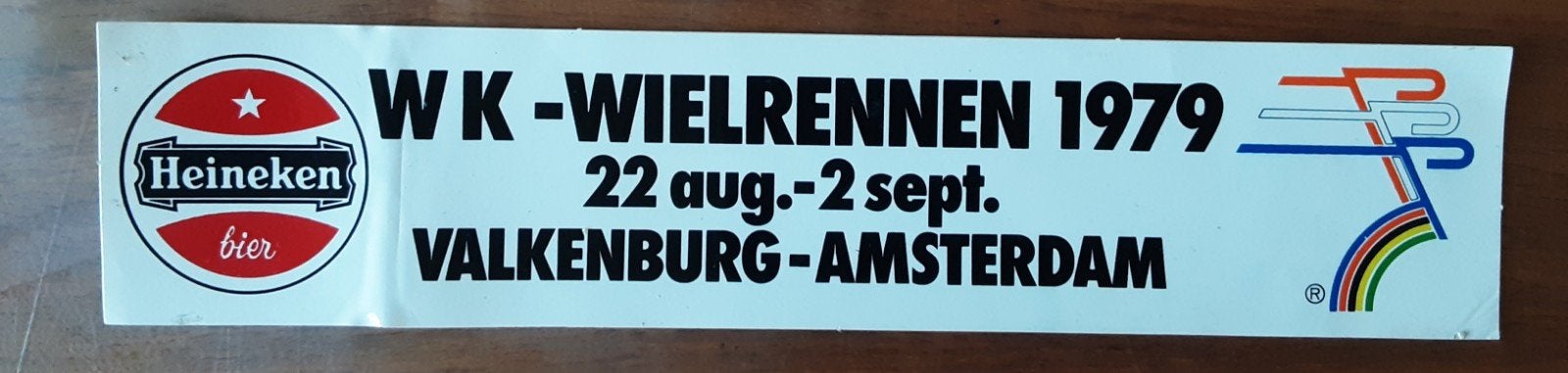 WK Wielrennen 22-8 t/m 2-9 1979 Valkenburg- Amsterdam, Ophalen of Verzenden