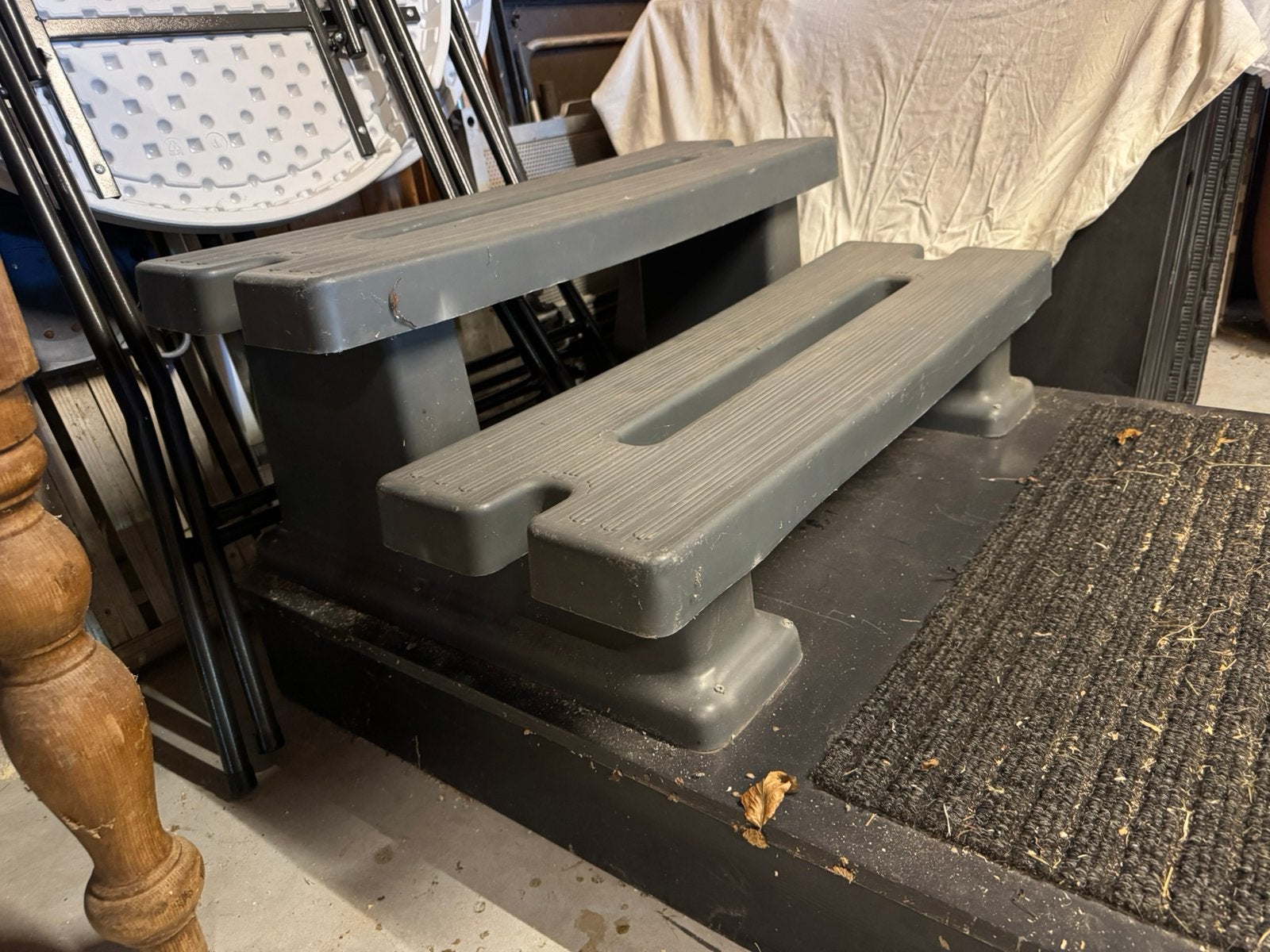 Stevig trapje, Tuin en Terras, Ophalen, Zo goed als nieuw, Kunststof