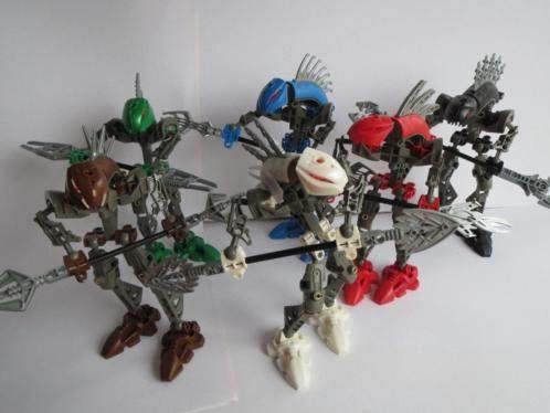 8587, 8588, 8589, 8590, 8591, 8592 Bionicle Rahkshi, Ophalen of Verzenden, Zo goed als nieuw, Complete set, Lego