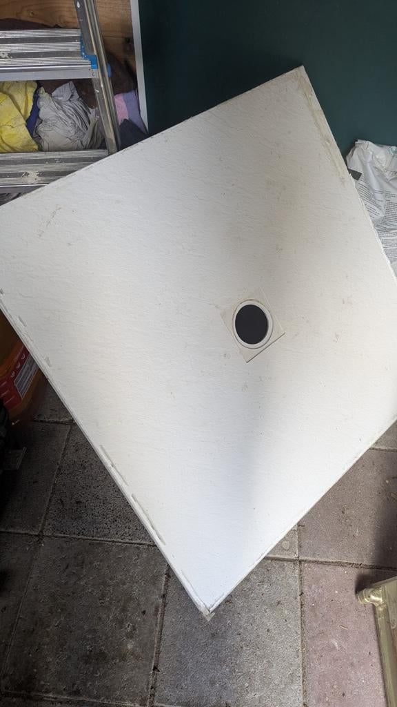 Stonelook douchebak vloer 90cm, Ophalen, 25 tot 50 cm, Minder dan 100 cm