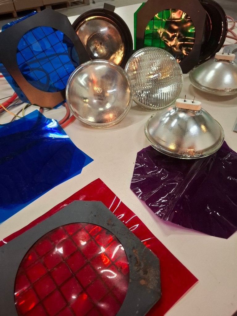 PAR lampen, Muziek en Instrumenten, Ophalen of Verzenden, Gebruikt, Licht, Kleur