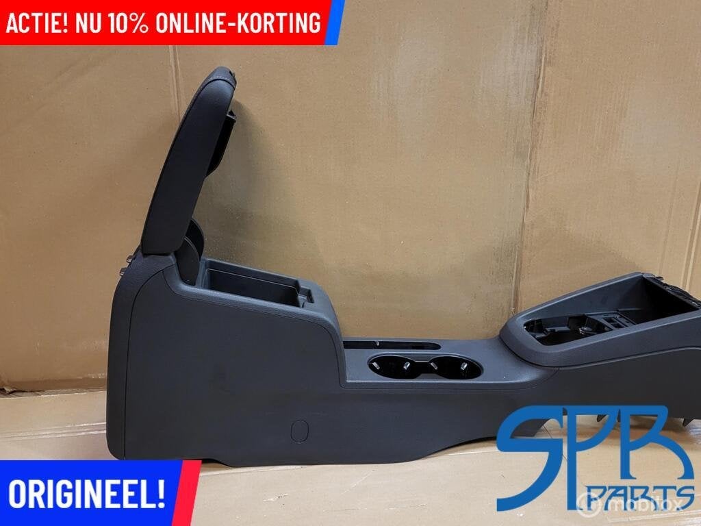 Vw JETTA 5C MIDDENCONSOLE ARMSTEUN LEDER WITTE STIKSELS NEW, VOLKSWAGEN, Volkswagen, Nieuw, Ophalen of Verzenden