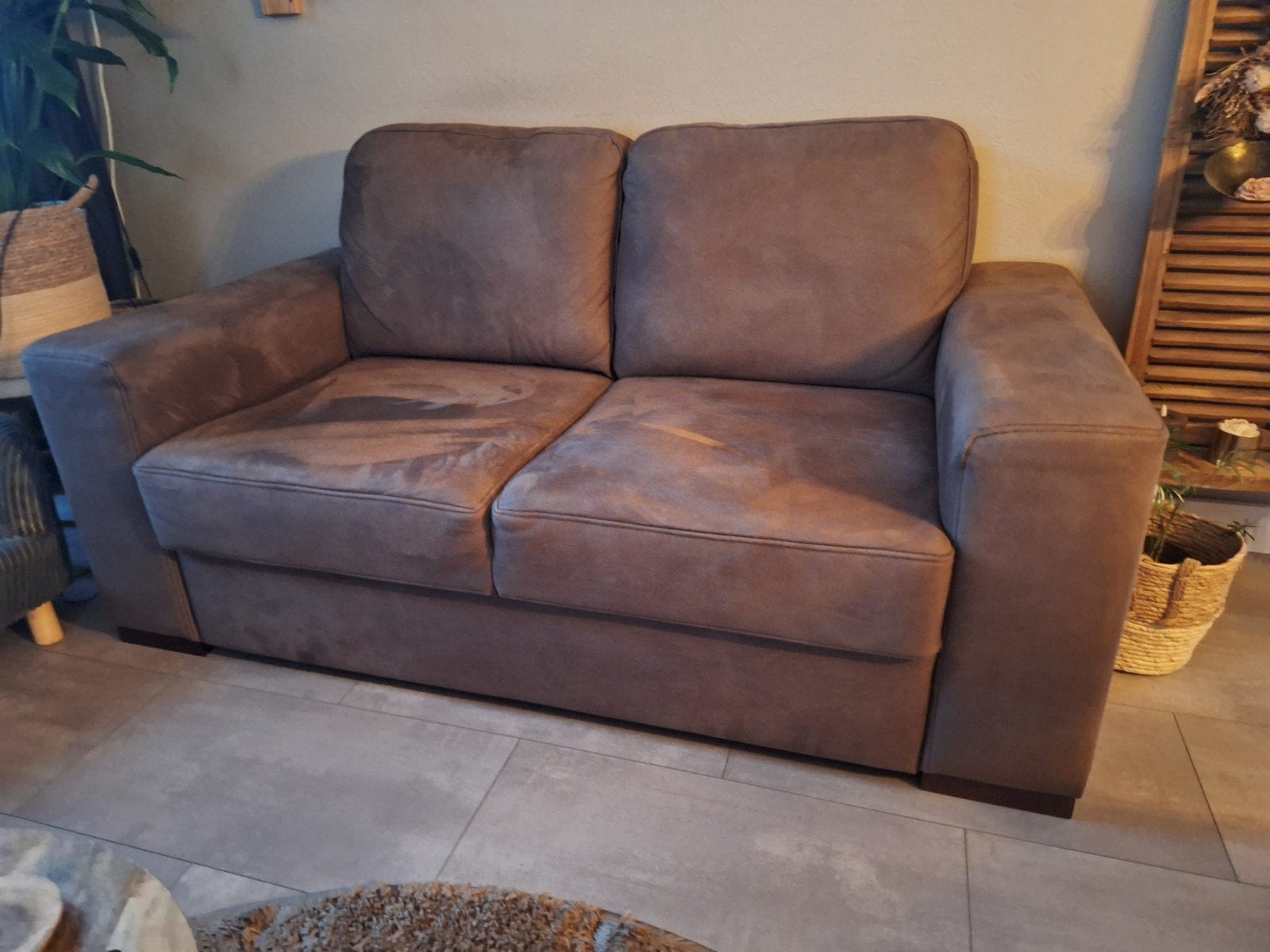tweezits bank, Ophalen, Gebruikt, 150 tot 200 cm, Tweepersoons