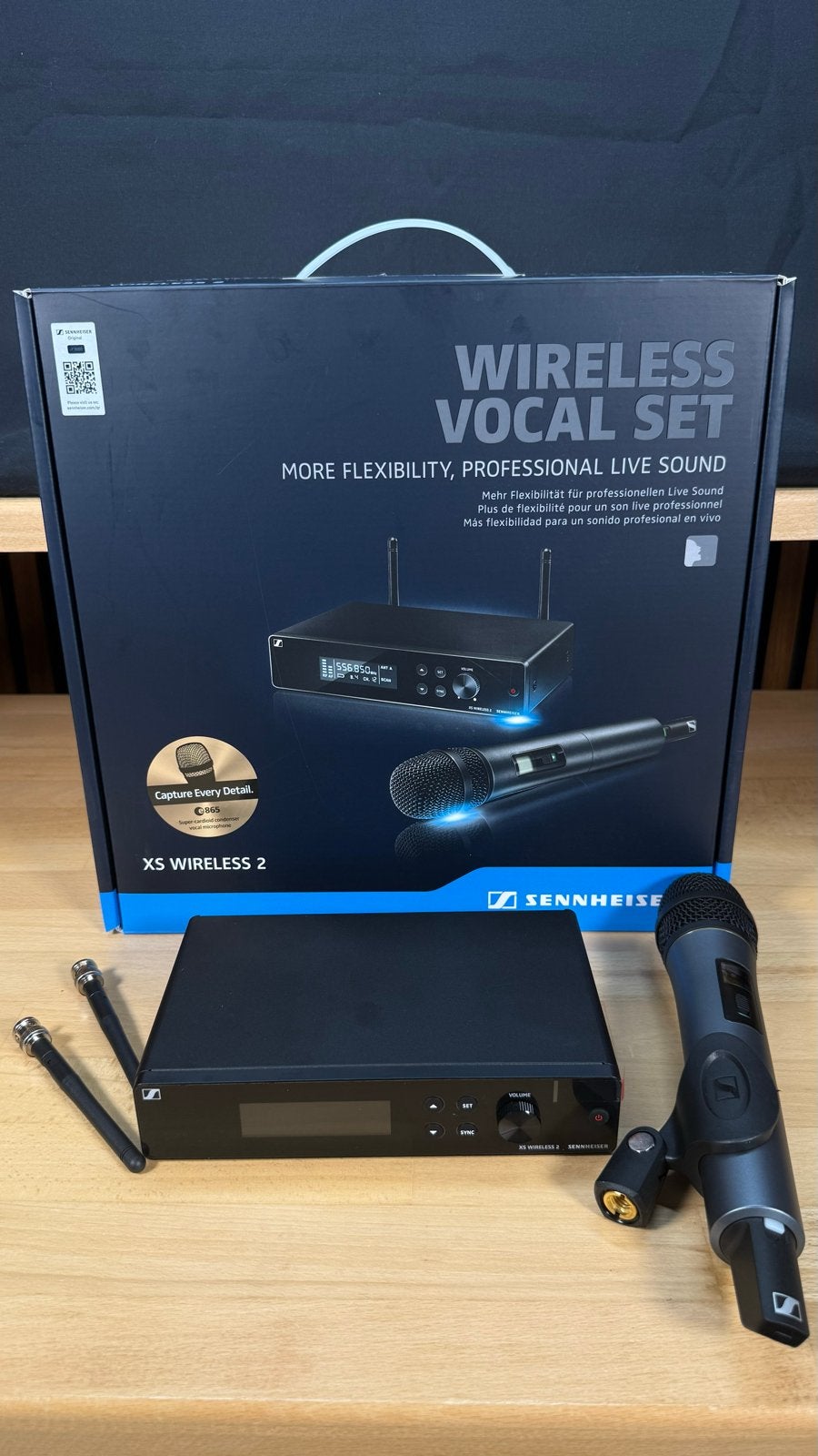 3x Sennheiser XSW 2 Vocal Set XSW 2-865 Draadloos, Ophalen of Verzenden, Nieuw, Zangmicrofoon, Draadloos