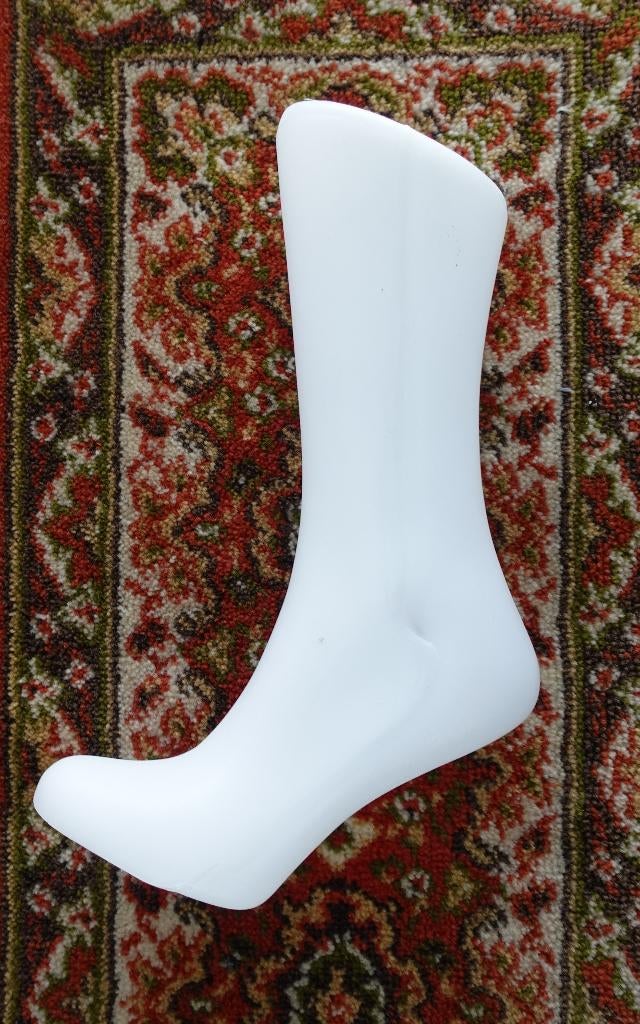 witte plastic voetmannequin, display voor presentatie nieuw, Ophalen of Verzenden, Nieuw