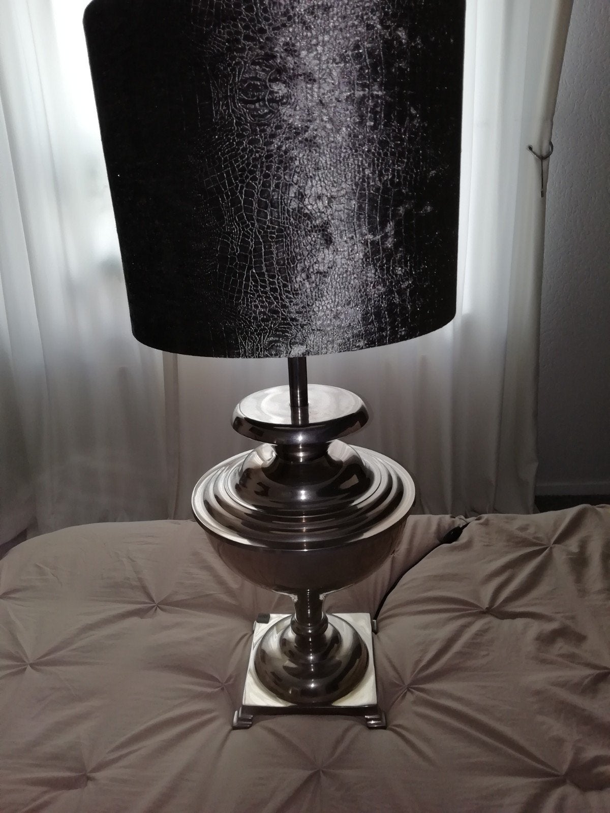 2lampen, Grijs, Ophalen of Verzenden
