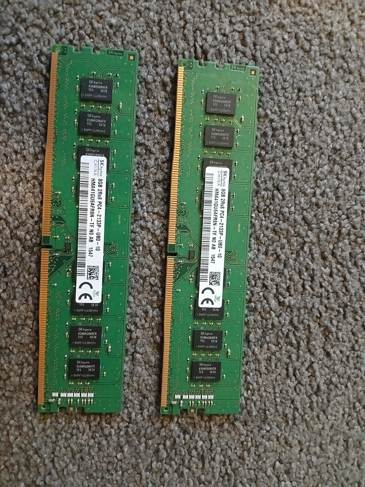 SK Hynix 8GB DDR4 RAM PC4-2133P Geheugenmodule, DDR4, 8 GB, Ophalen of Verzenden, Zo goed als nieuw
