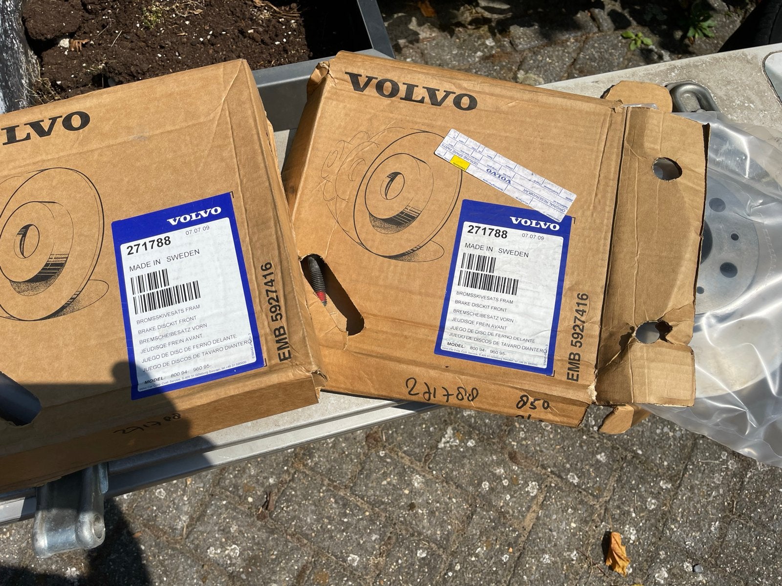 Originele Volvo Remschijven Set - Nieuw in Doos, Ophalen, Nieuw, Volvo