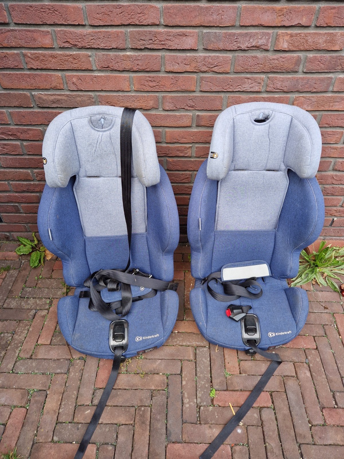 Kinderkraft autostoeltjes met gordeltjes en isofix, Autogordel of Isofix, Gebruikt, 9 t/m 36 kg, Ophalen