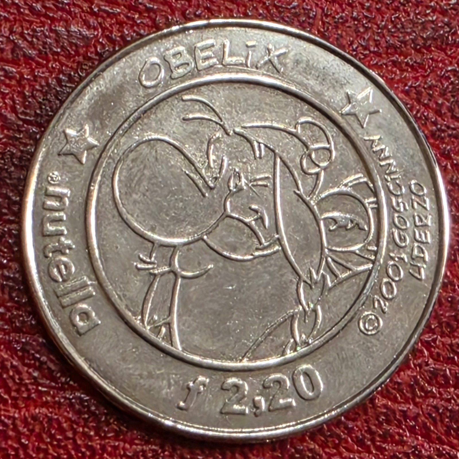 Nutella Obelix verzamelmunt 2004 - Zeldzaam!, Ophalen of Verzenden, Overige typen