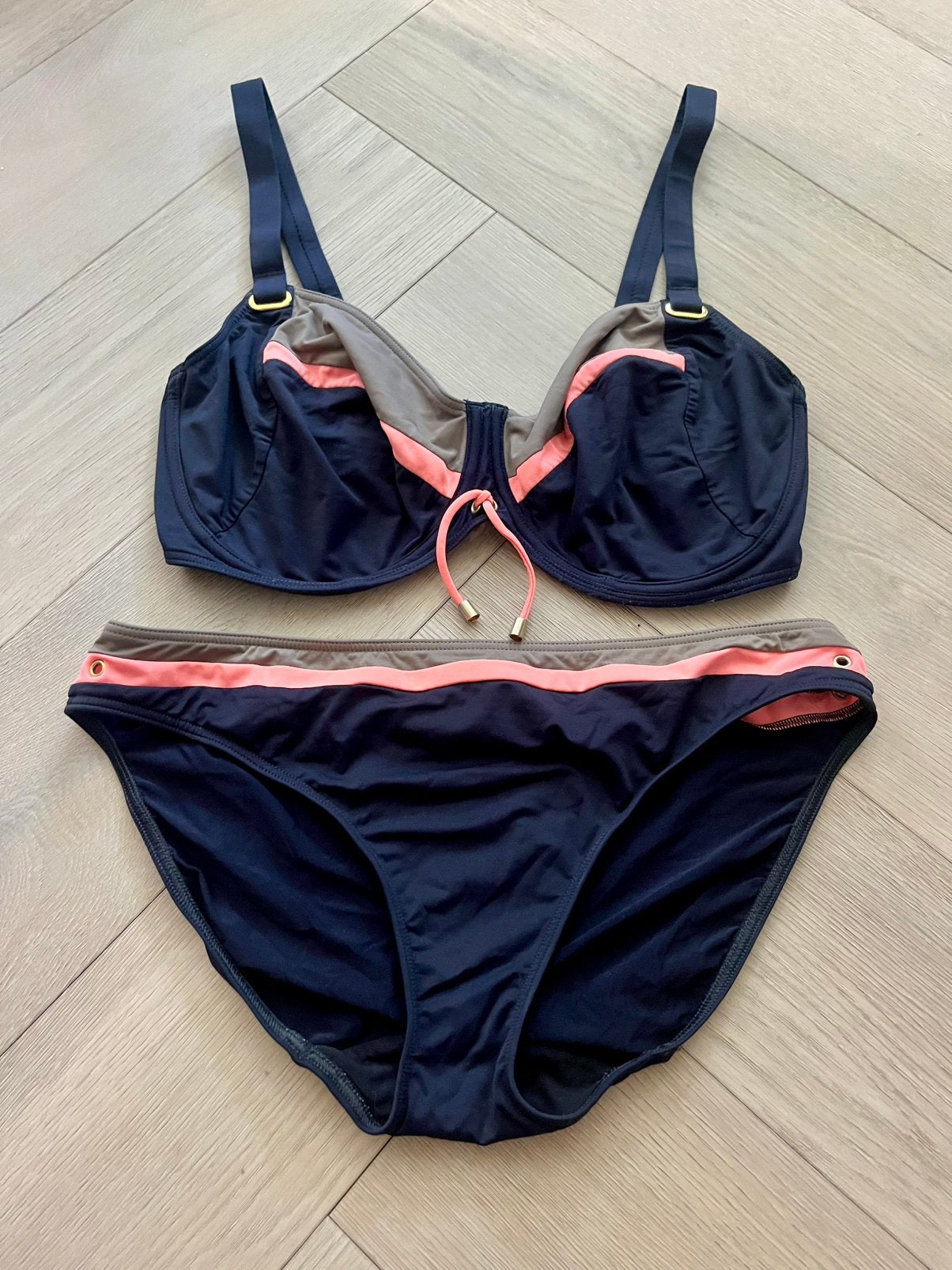 Prima Donna Swim Bikini 80F/42 FullCup (LEES BESCHRIJVING), Kleding | Dames, Bikini, Gedragen, Verzenden, Blauw