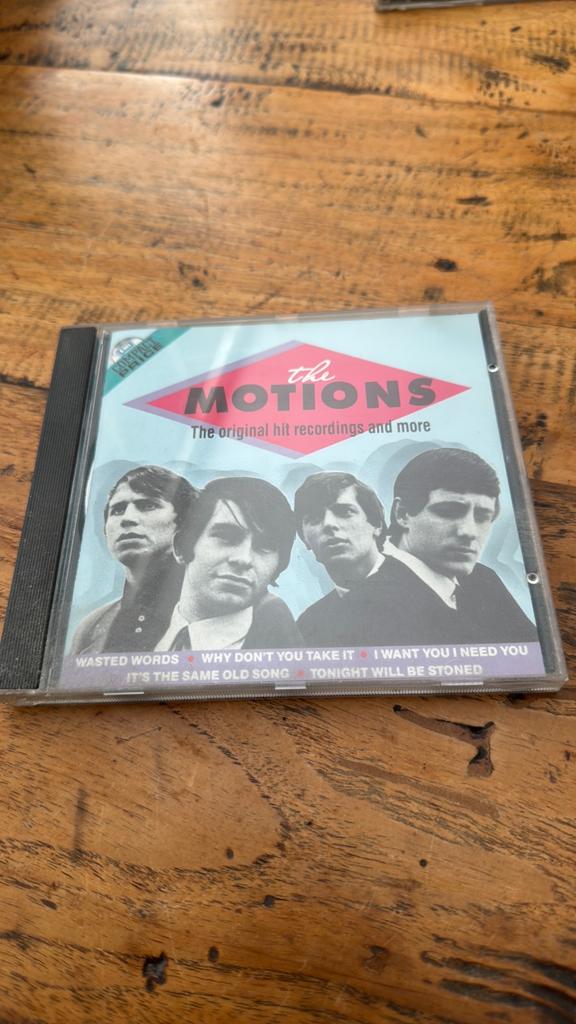 The Motions : The original hit recordings and more uit 1989, Cd's en Dvd's, Ophalen of Verzenden, 1980 - 1989, Zo goed als nieuw