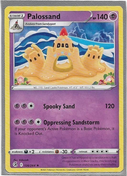 Fusion Strike,  Palossand [rare] 126/264, Verzenden, Nieuw, Losse kaart