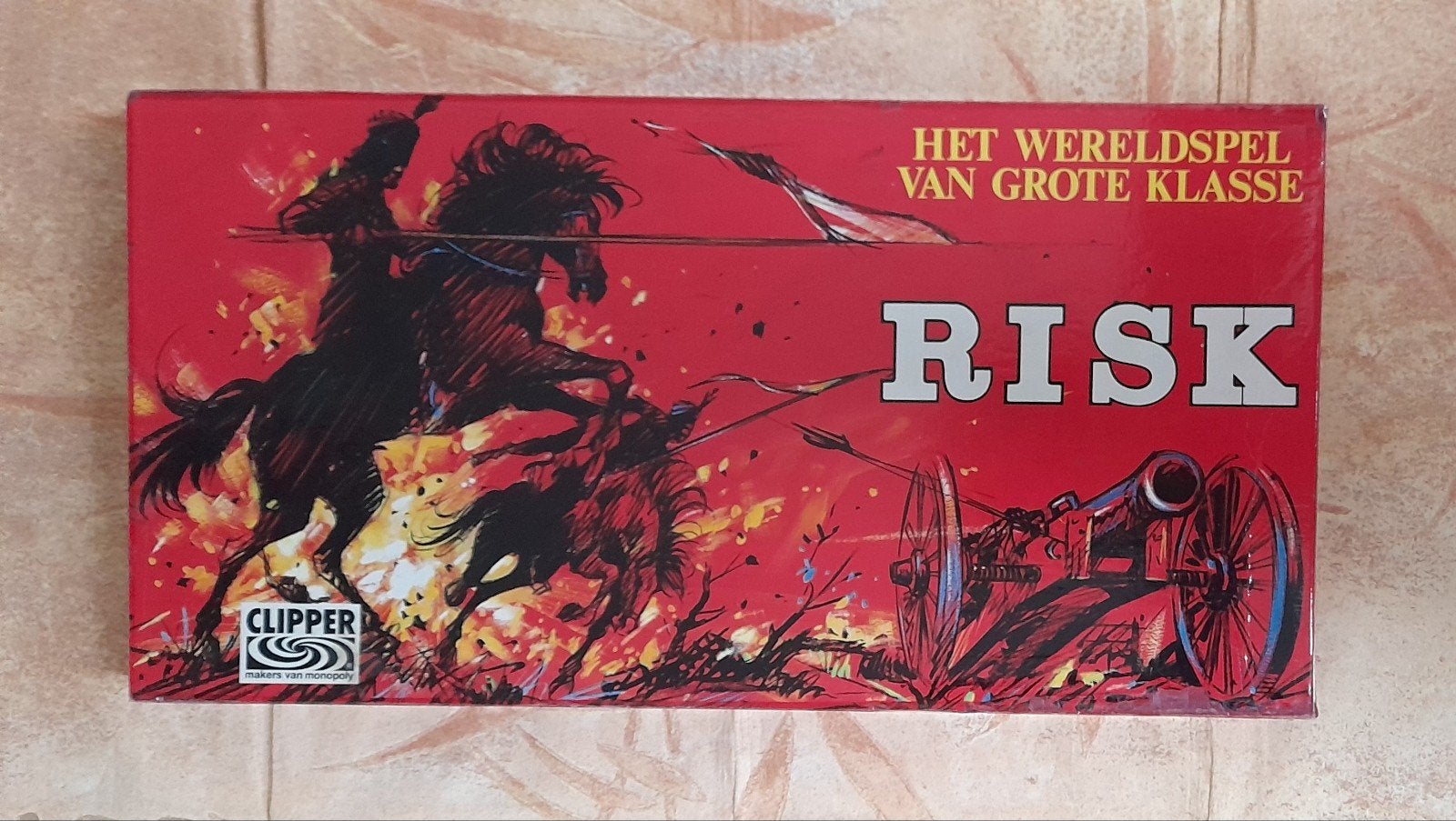 Risk Bordspel - Het Wereldspel van Grote Klasse, Vijf spelers of meer, Ophalen of Verzenden, Gebruikt, Clipper