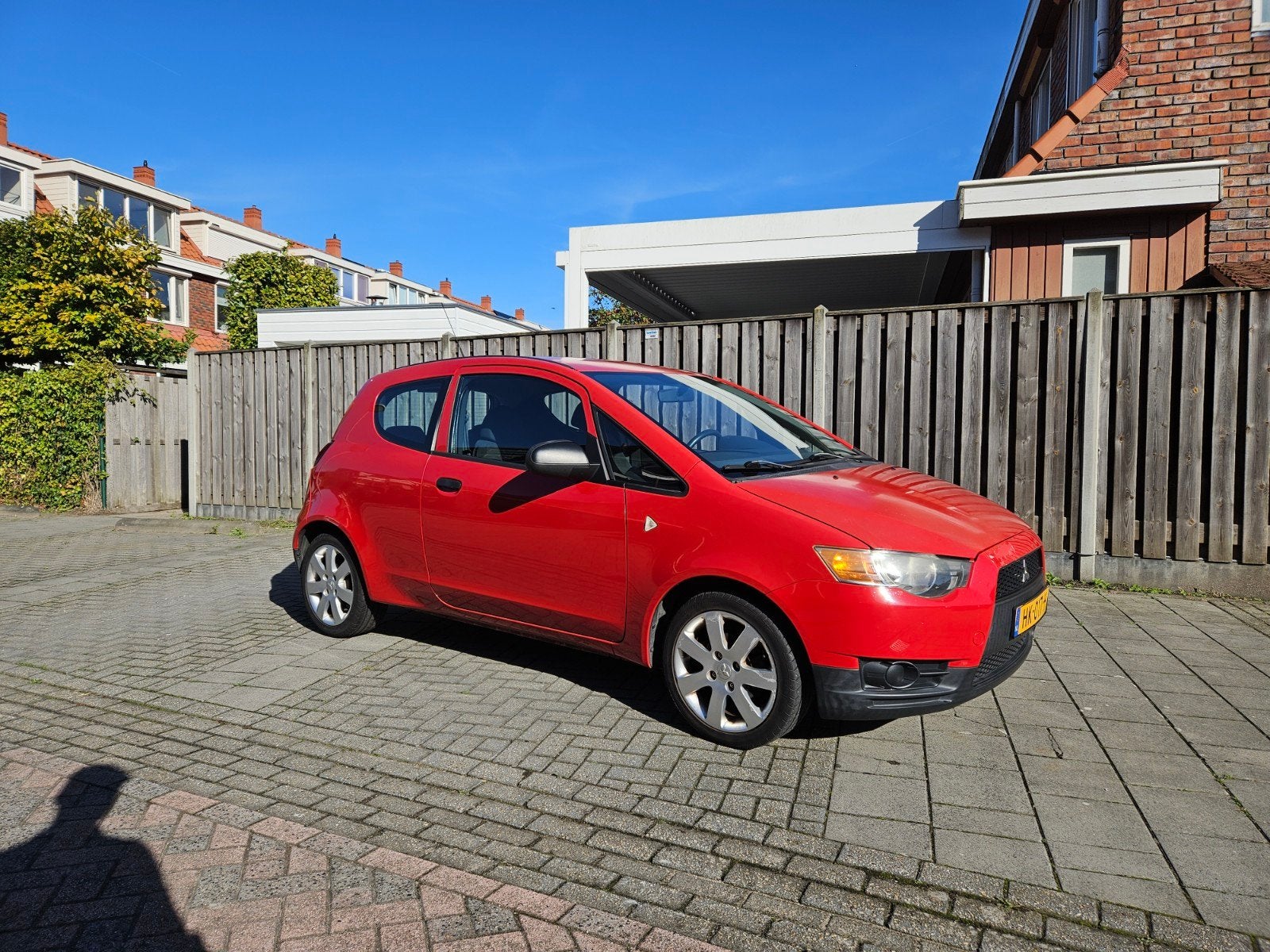 Mitsubishi Colt 1.1 Mivec CZ3 2009 Rood, Voorwielaandrijving, 74 pk, Colt, Handgeschakeld