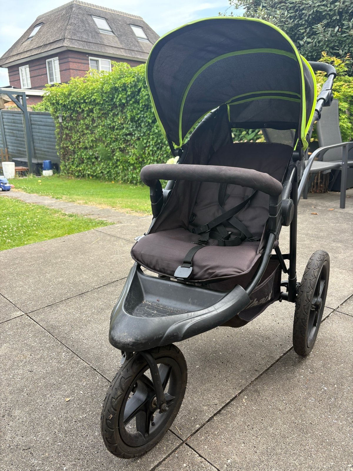 Hauck Strand / Hardloop runner Buggy, Ophalen of Verzenden, Gebruikt, Overige merken, Verstelbare rugleuning