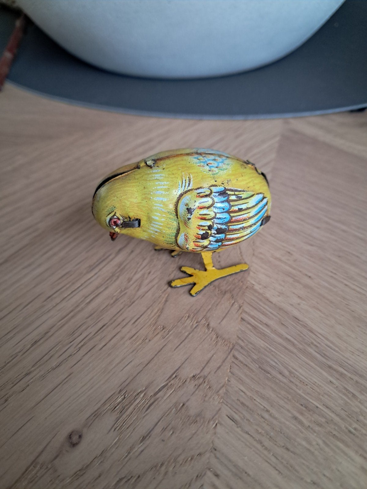 blikken vogeltje, Antiek en Kunst, Ophalen