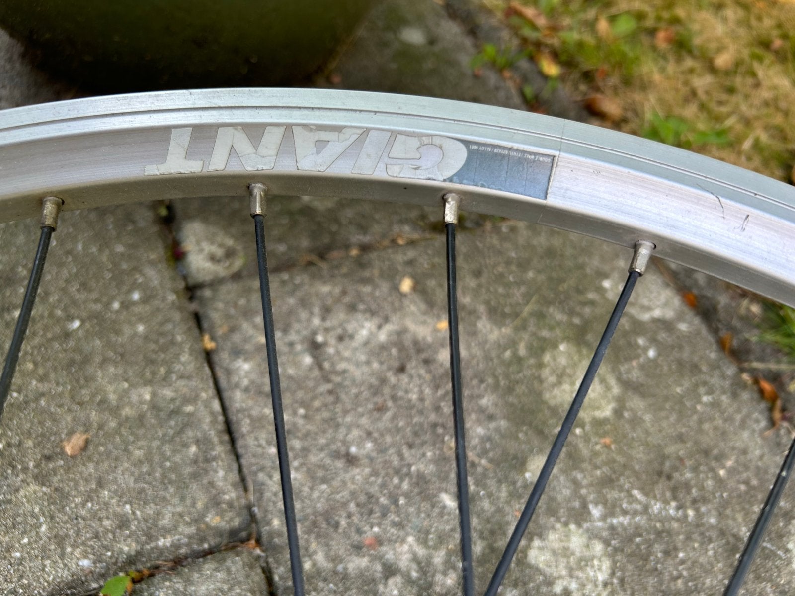 Twee Giant voorwielen met motor voor elektrische fiets, Gebruikt, Aluminium, Ophalen, Elektrische fiets