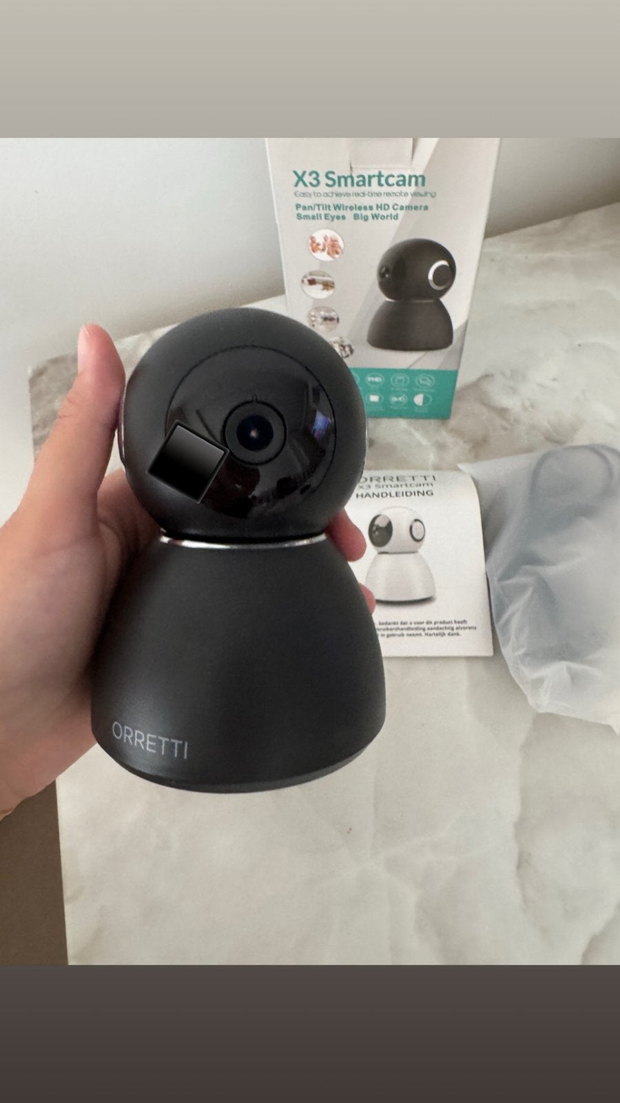 Orretti X3 Smartcam Binnencamera - Nieuw in doos, Ophalen, Nieuw, Binnencamera