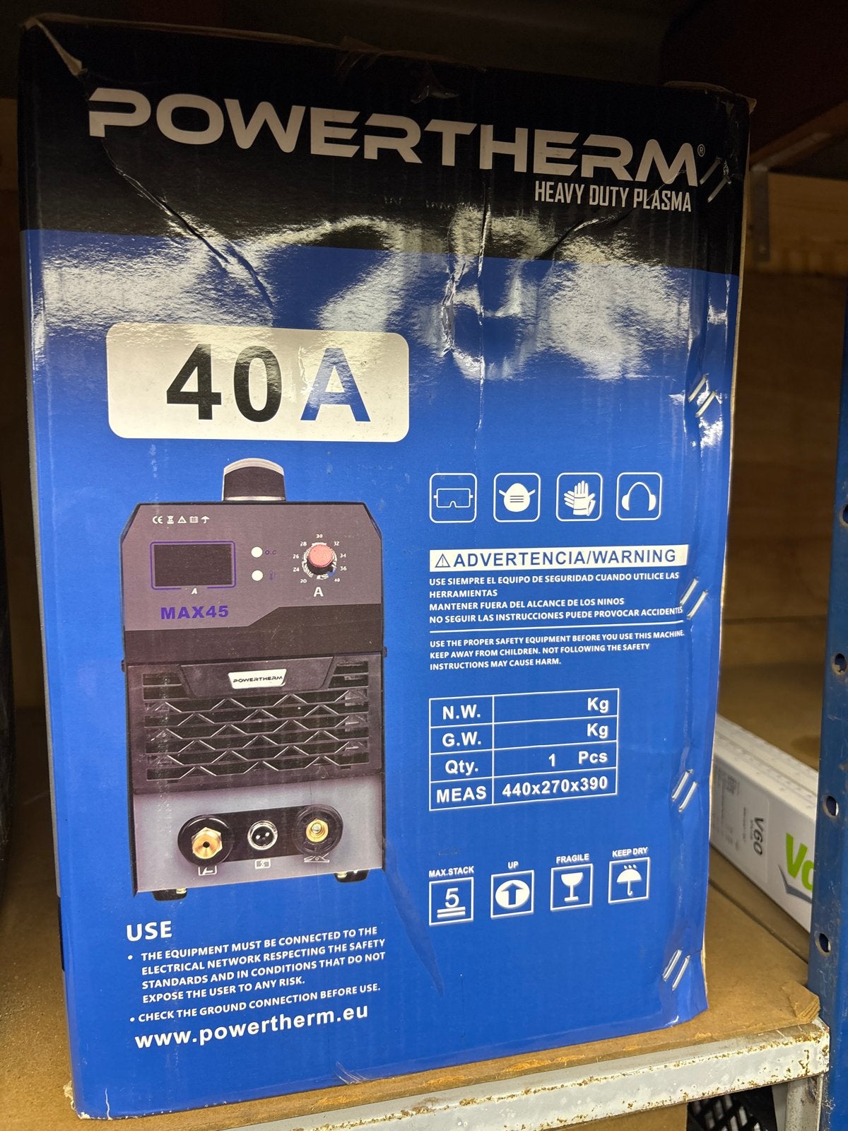 POWERTHERM MAX45 Heavy Duty Plasma Lasapparaat - Nieuw in do, Ophalen of Verzenden, Nieuw, Minder dan 150 ampère, Overige typen