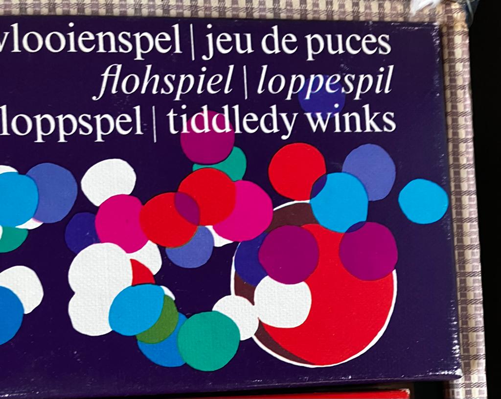 Vlooienspel, vintage, compleet, Ophalen of Verzenden, Gebruikt