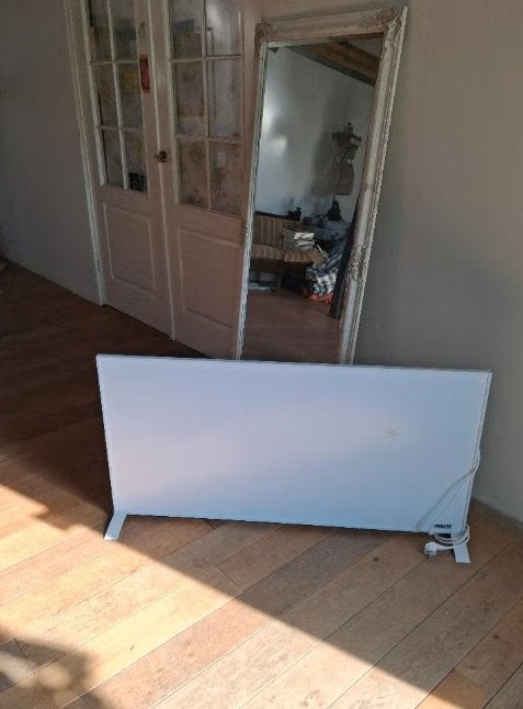 PRINCESS 348070 Infrarood Paneel verwarming Wit, Ophalen, 30 tot 80 cm, 500 tot 800 watt, Overige typen