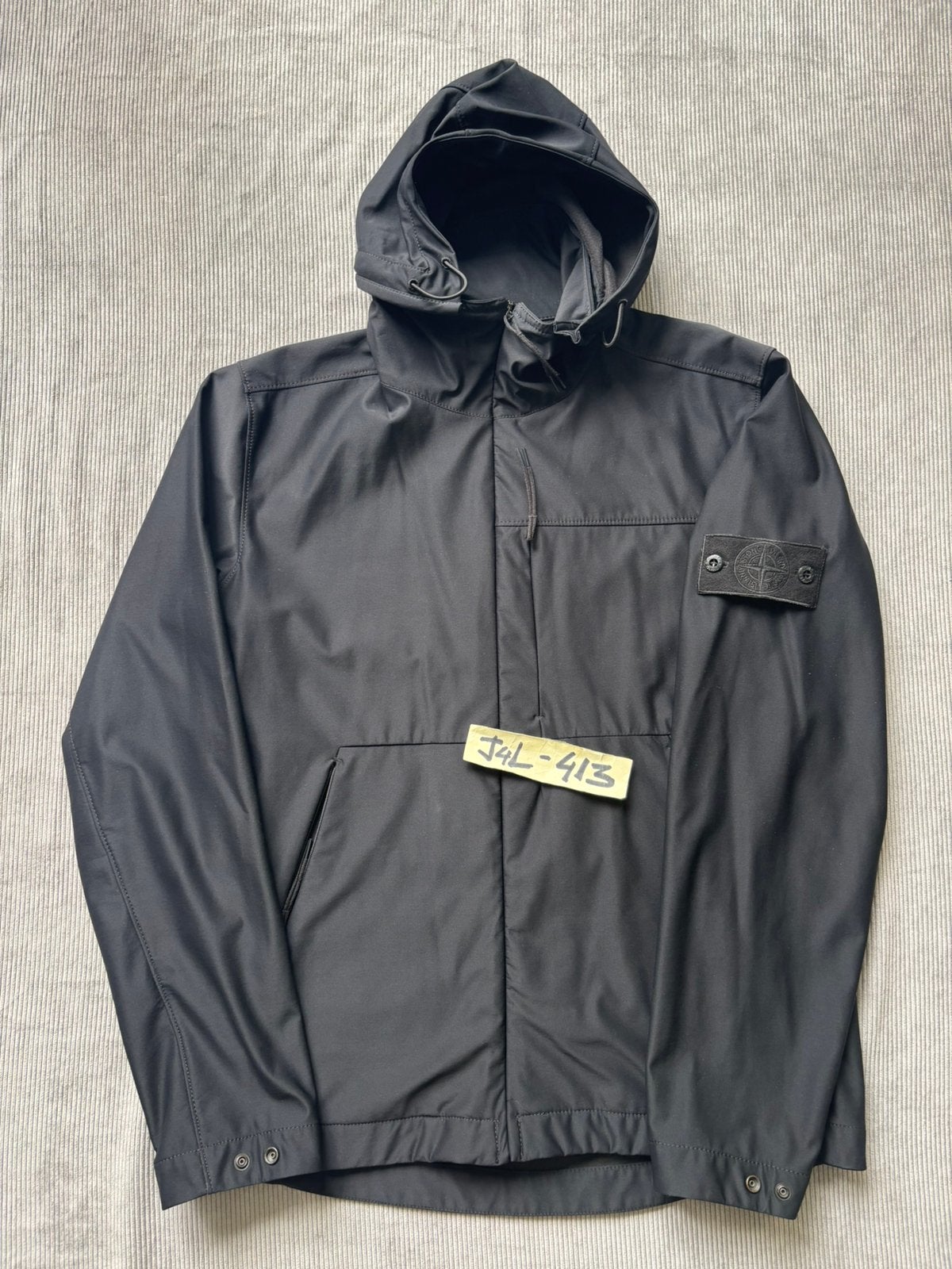 Stone Island nylon cotton 3l ghost piece, black osti cp, Verzenden, Zo goed als nieuw, Rood