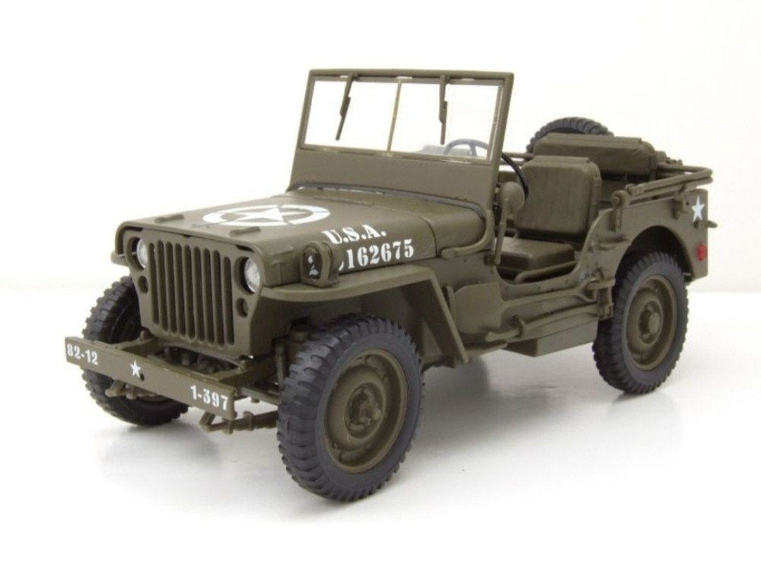 1:18 Jeep Willy,s MB uit 1941 Welly, Hobby en Vrije tijd, Modelauto's | 1:18, Ophalen of Verzenden, Nieuw, Auto, Welly