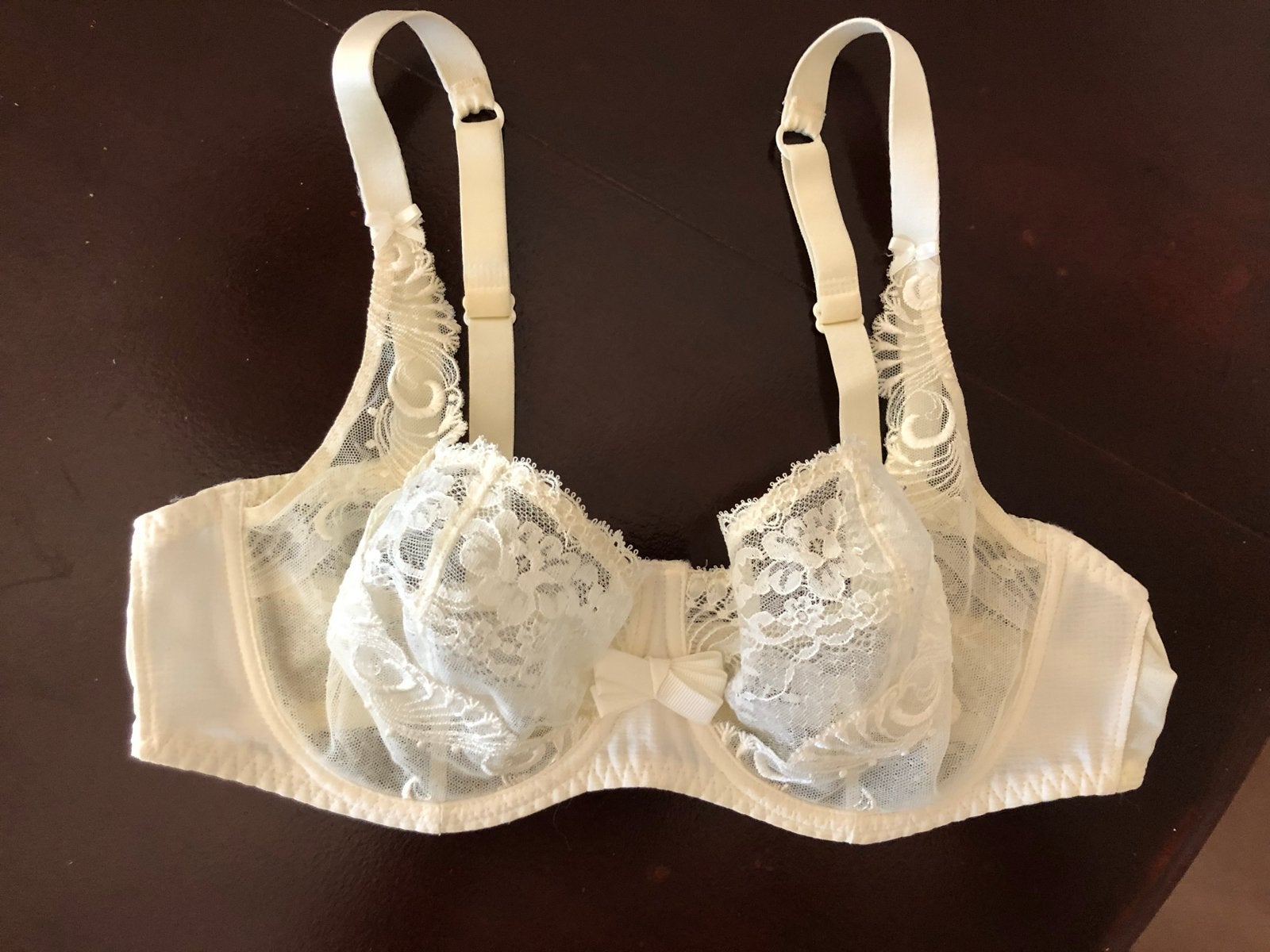 Aubade Paris BH - Crèmekleurig met kant 75D, Ophalen of Verzenden, Beige, BH